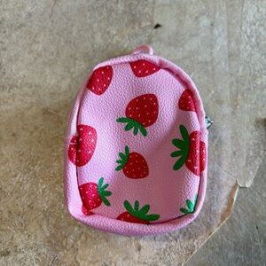 Strawberry Backpack Bag Tag NWOT